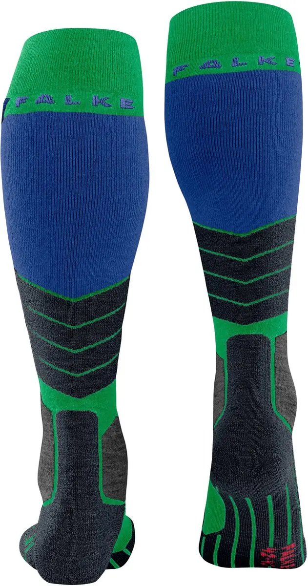 Falke SK2 Skisokken Heren - Dik Wol Groen - Maat 39-41