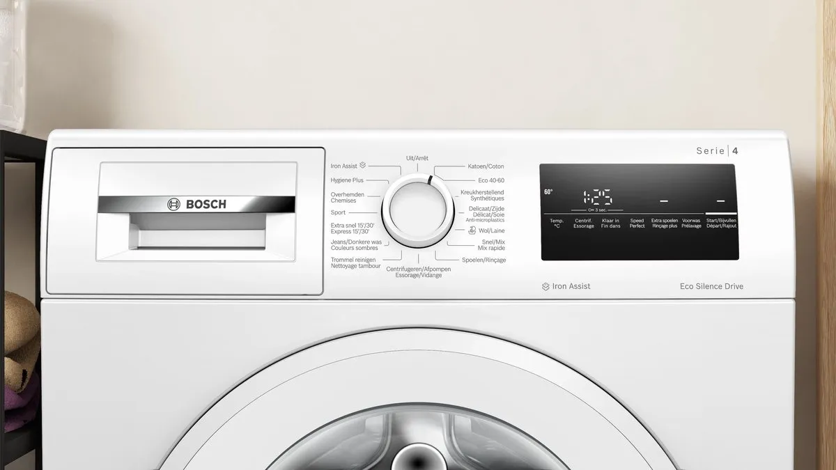 Bosch Serie 4 WAN2827YFG Wasmachine 8kg - 1400rpm - Wit - afbeelding 6 van 6