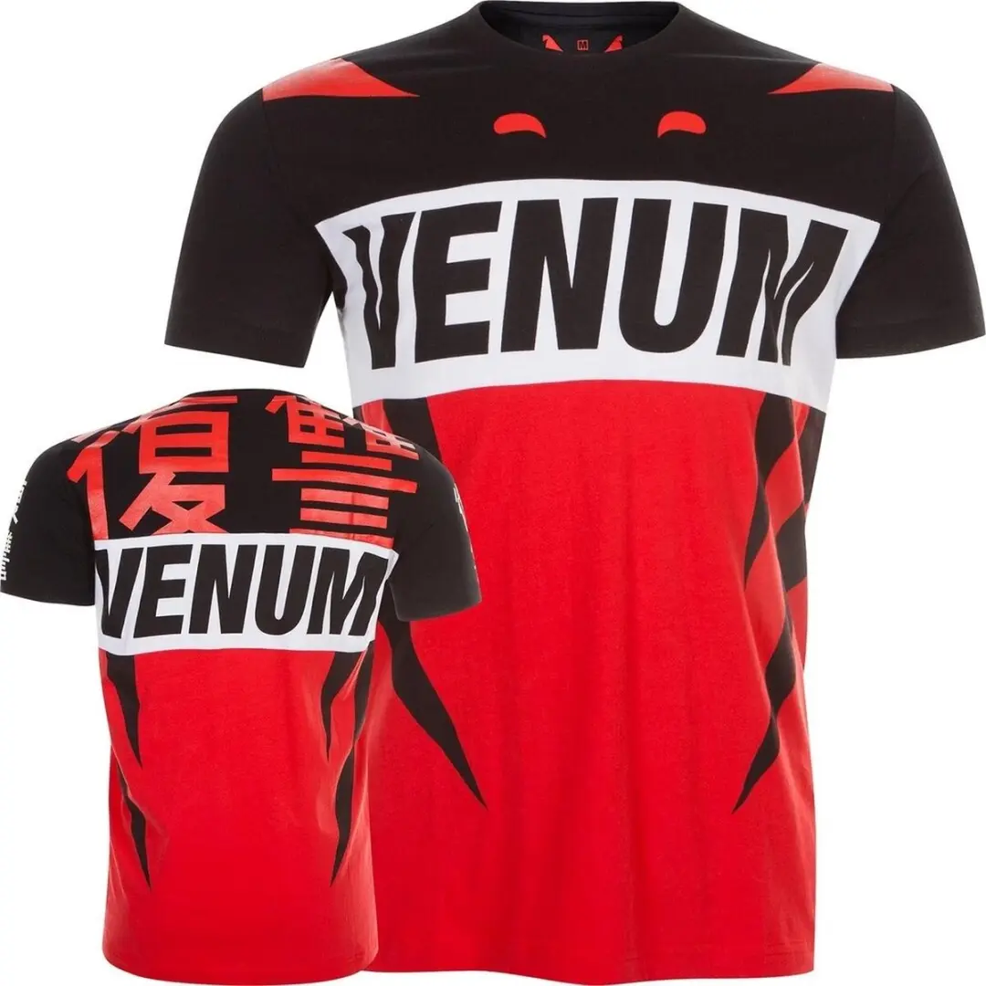 Venum Revenge T-Shirt - Zwart/Rood S - afbeelding 6 van 6