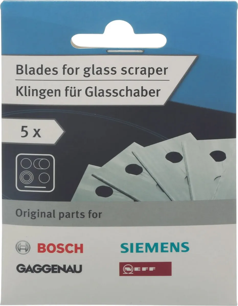 Bosch Mes voor Keramische Kookplaten 17000335 - 5 Stuks - Zilver