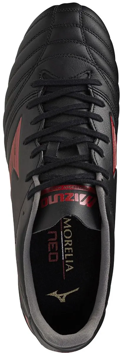 Mizuno Morelia Neo IV Pro Mix Voetbalschoenen - 44.5 - Zwart/Rood