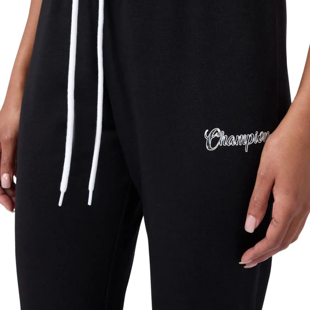 Champion Dames Joggingbroek Rib Cuff Pants - Zwart S