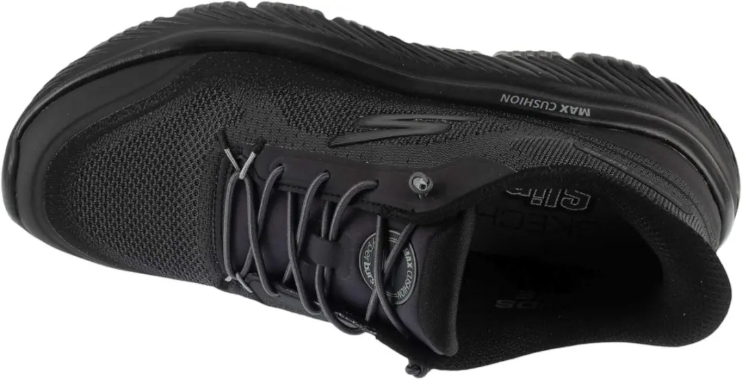 Skechers Go Walk Max Cushioning Hyper Burst Hardloopschoenen 43.5 - Zwart