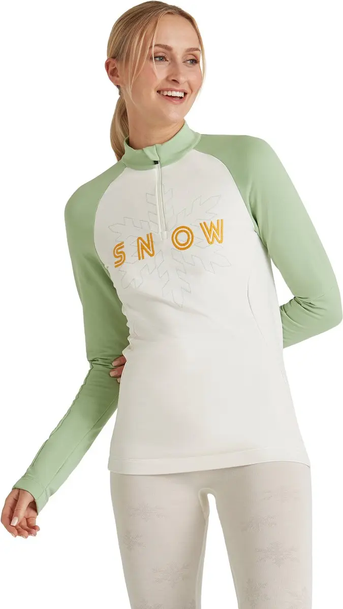 L/S Dames Thermoshirt Off-White L