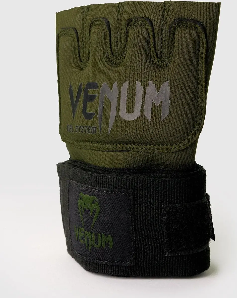 Venum Kontact Gel Glove Wraps XS - Khaki Zwart - afbeelding 2 van 4