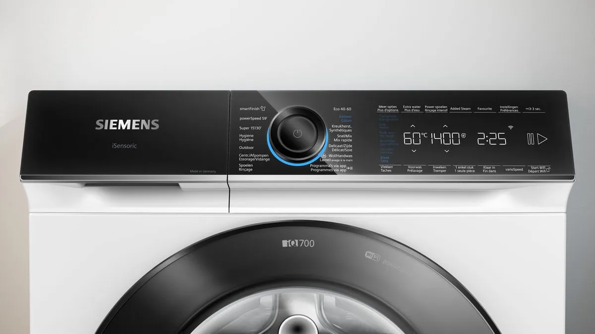 Siemens iQ700 WG44B21AFG Wasmachine 9kg 1400rpm Wit