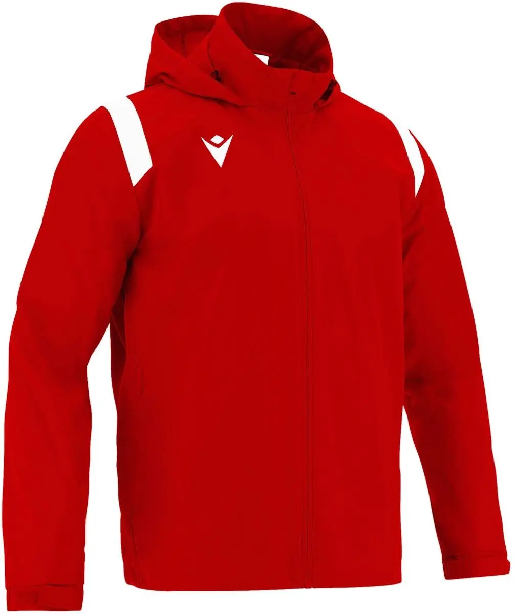 Macron Saransk Windbreaker Kinderen 140 - Rood/Wit