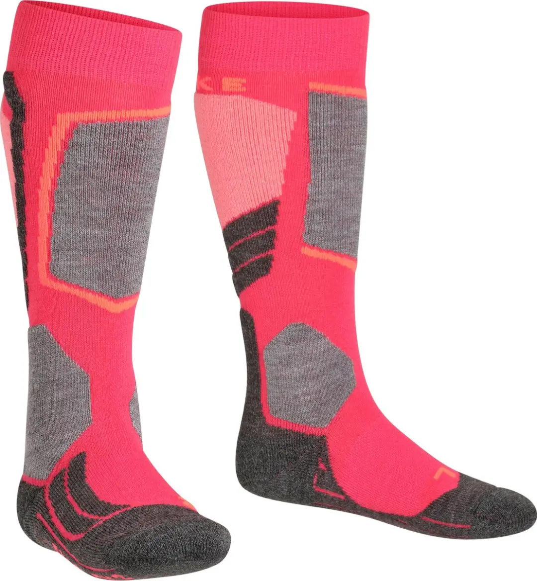 Falke SK2 Skisokken Dik Wol Rood - Maat 31-34