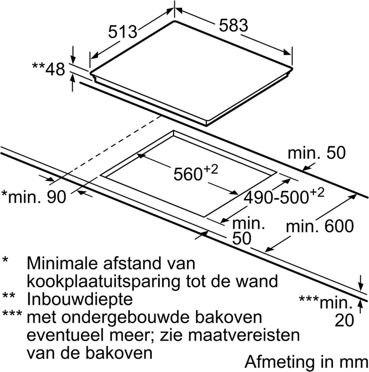 Siemens iQ300 ET645HN17E Keramische Kookplaat 60cm - Zwart - afbeelding 6 van 6