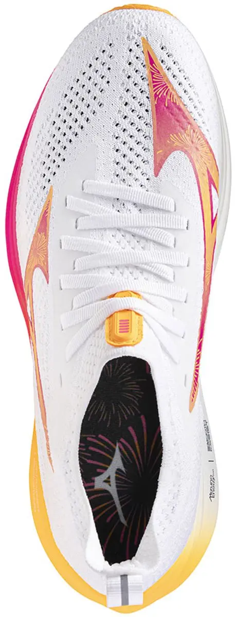 Mizuno Neo Zen Hardloopschoenen 46 - Wit/Tang Orange/Pink - afbeelding 6 van 6