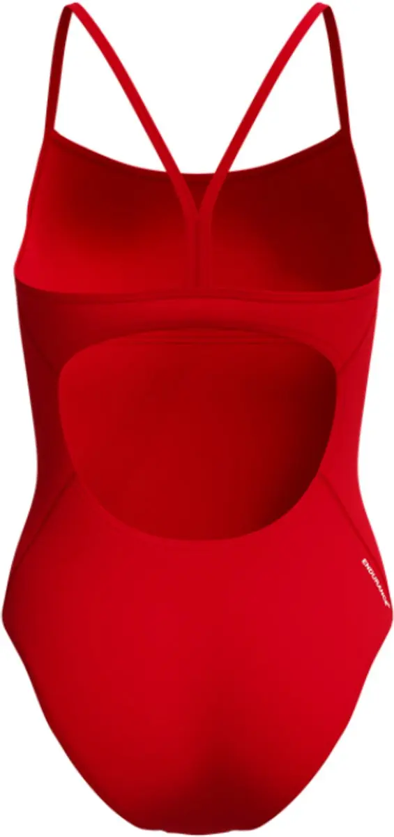 Speedo Dames Badpak Endurance+ Logo - Rood/Wit - afbeelding 3 van 6