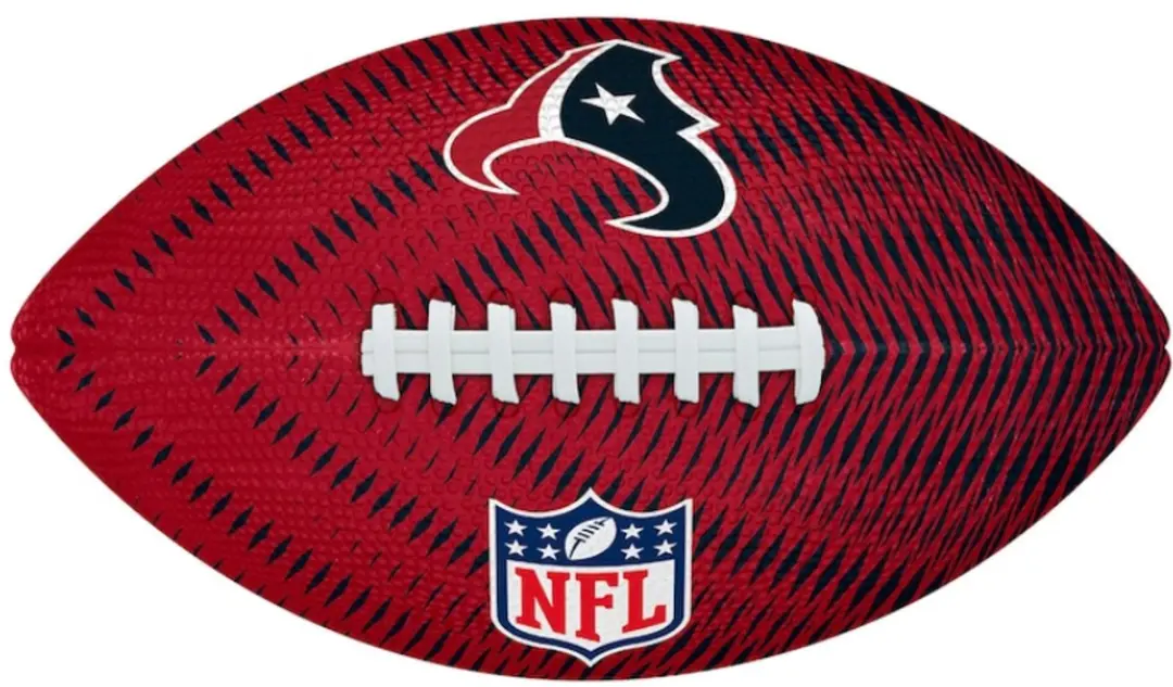 Wilson NFL Team Tailgate Football Junior Texans