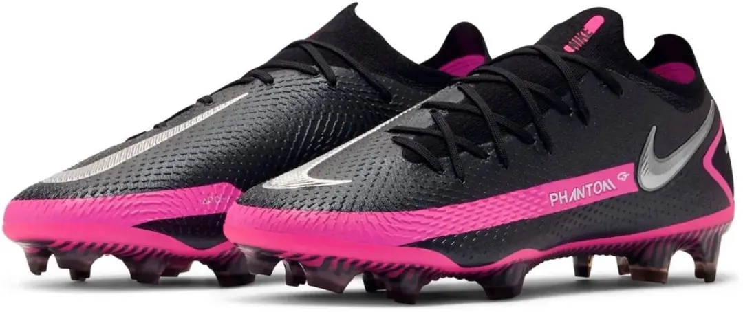 Nike Phantom GT Elite FG Voetbalschoenen - Maat 42.5 - Zwart/Rozeroze