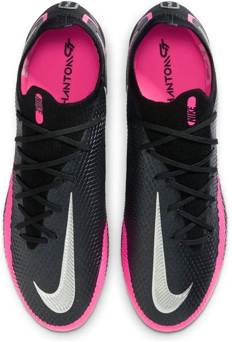 Nike Phantom GT Elite FG Voetbalschoenen - Maat 42.5 - Zwart/Rozeroze
