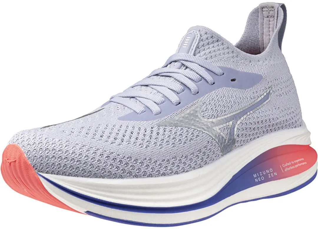 Mizuno Neo Zen J1GD2586-71 Hardloopschoenen Dames - Lichtblauw/Zilver/Roz