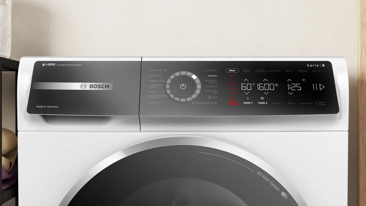 Bosch Serie 8 WGB256AONL Wasmachine 10kg 1600rpm - Wit
