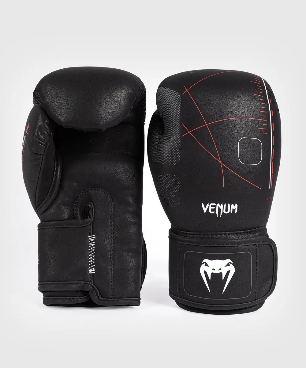 Venum Tactical XT Bokshandschoenen 14 OZ - Zwart/Vuurrood - afbeelding 6 van 6