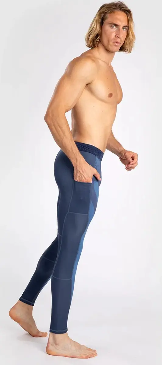 Venum Compressiebroek Spats Attack Navy Blue - XL