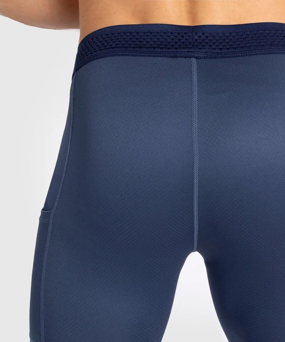 Venum Compressiebroek Spats Attack Navy Blue - XL