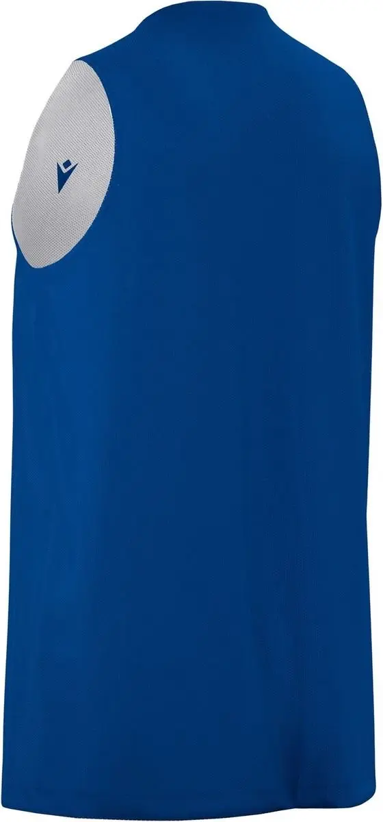 Macron Idaho Reversible Shirt Kinderen - Royal/Wit - Maat 11-12Y