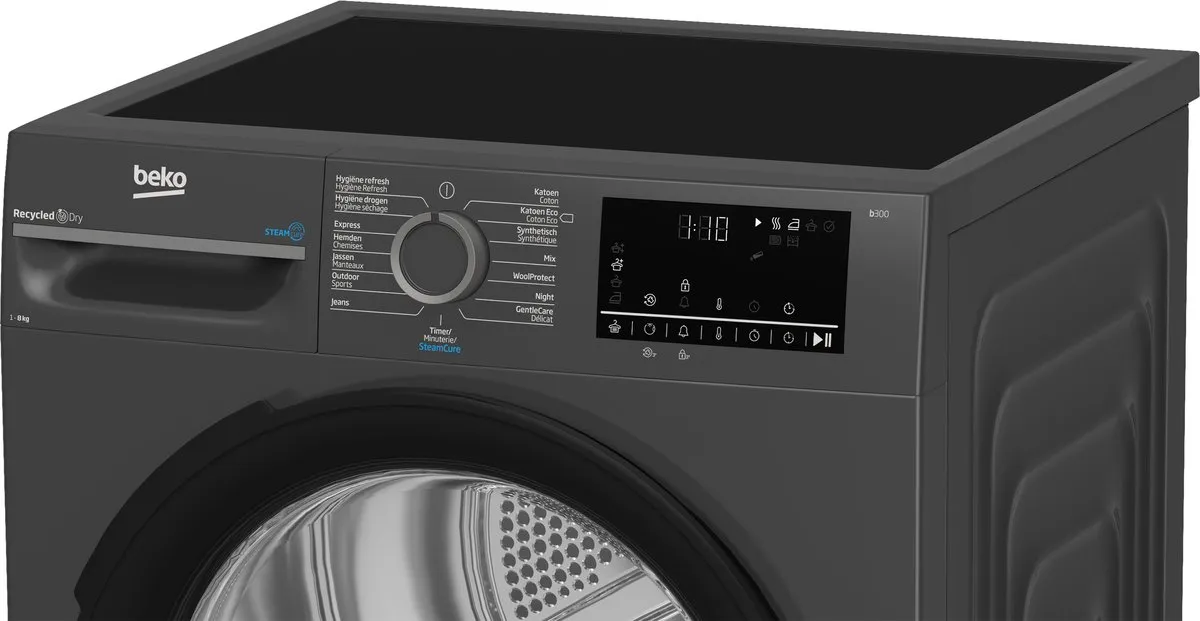 Beko BM3T3824A Warmtepompdroger 8kg - Antraciet