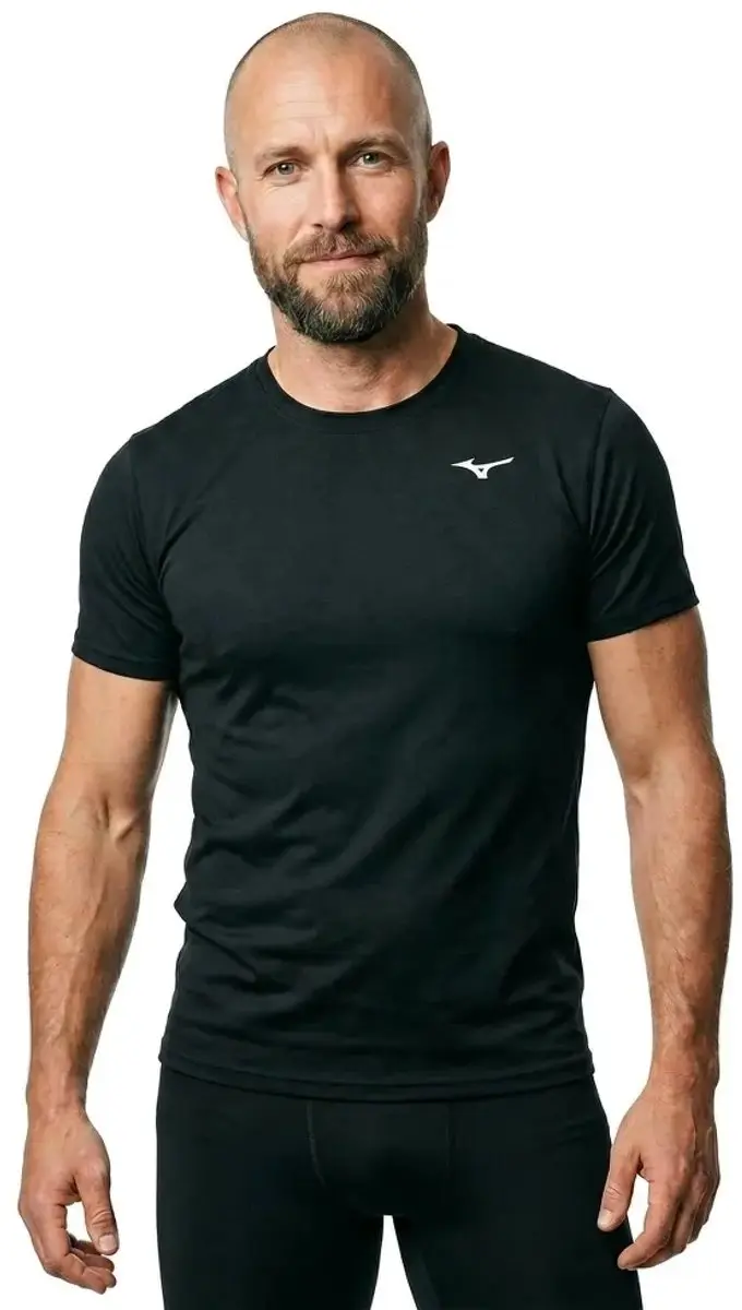Mizuno Impulse Core T-shirt - Zwart S - afbeelding 6 van 6