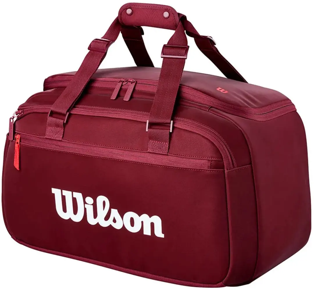Wilson Tennistas Defyer Small Duffle - 2 Rackets - Bordeauxrood