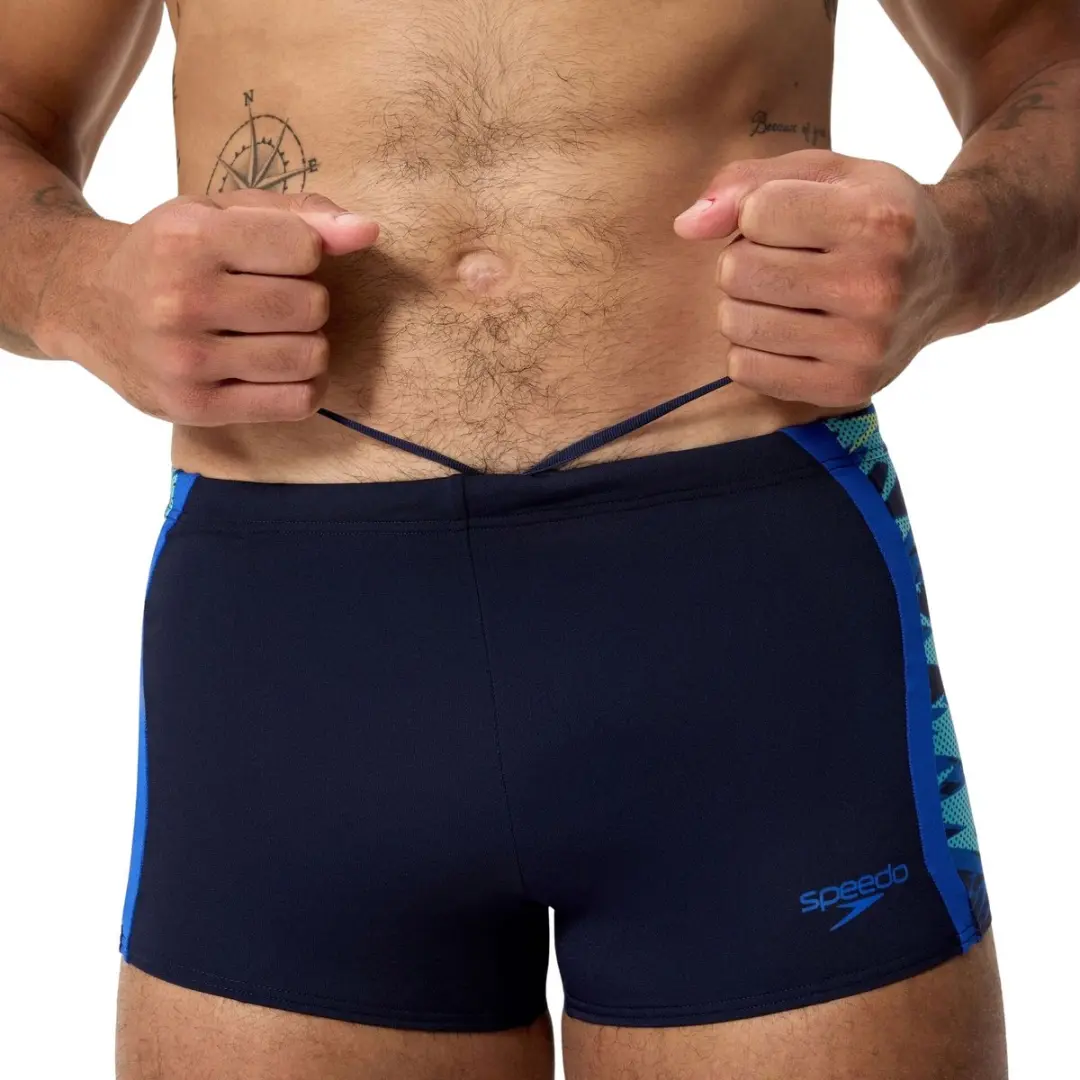 Speedo Hyperboom Splice Zwemboxer Heren - XL - Navy
