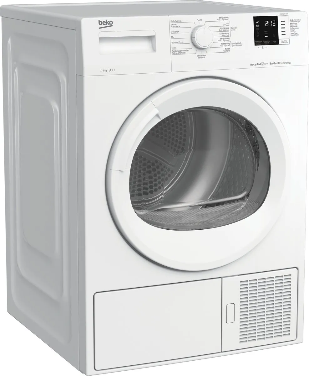 Beko DF8412TA0W Warmtepompdroger 8 kg - Wit
