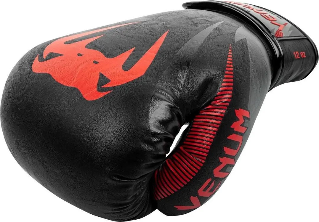 Venum Impact Muay Thai Bokshandschoenen 10 oz - Zwart/Rood - afbeelding 6 van 6