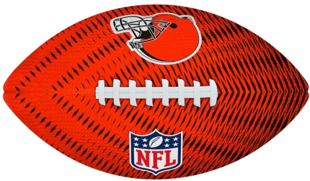 Wilson NFL Team Tailgate Football Junior Browns
