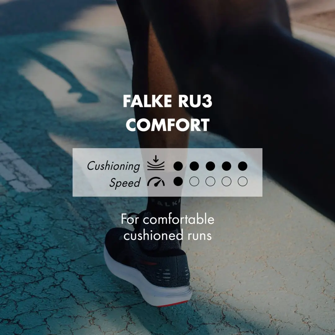 Falke RU3 Hardloopsokken Dames - Maat 37/38 - Zwart