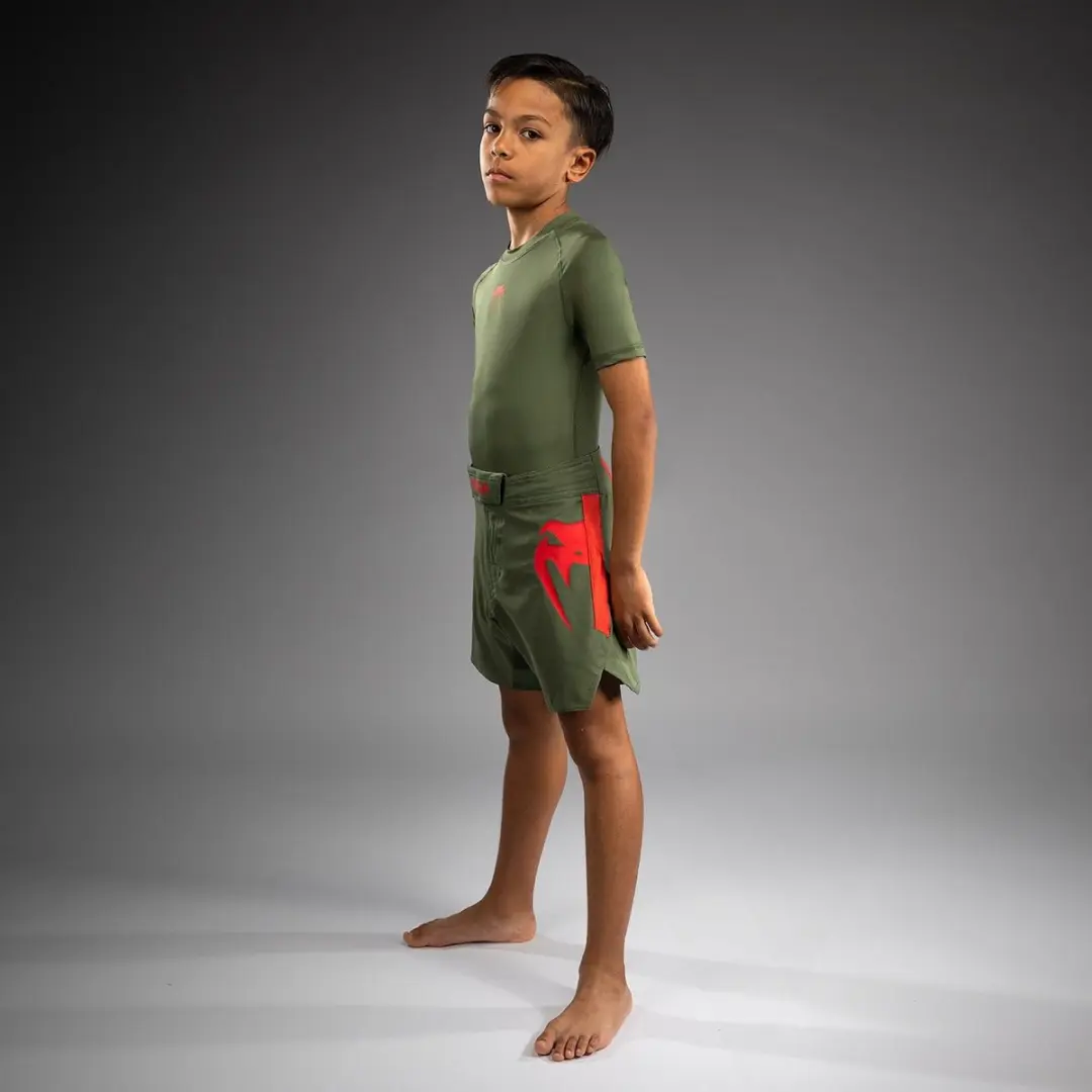 Venum Light Kids Fight Shorts 140 - Khaki