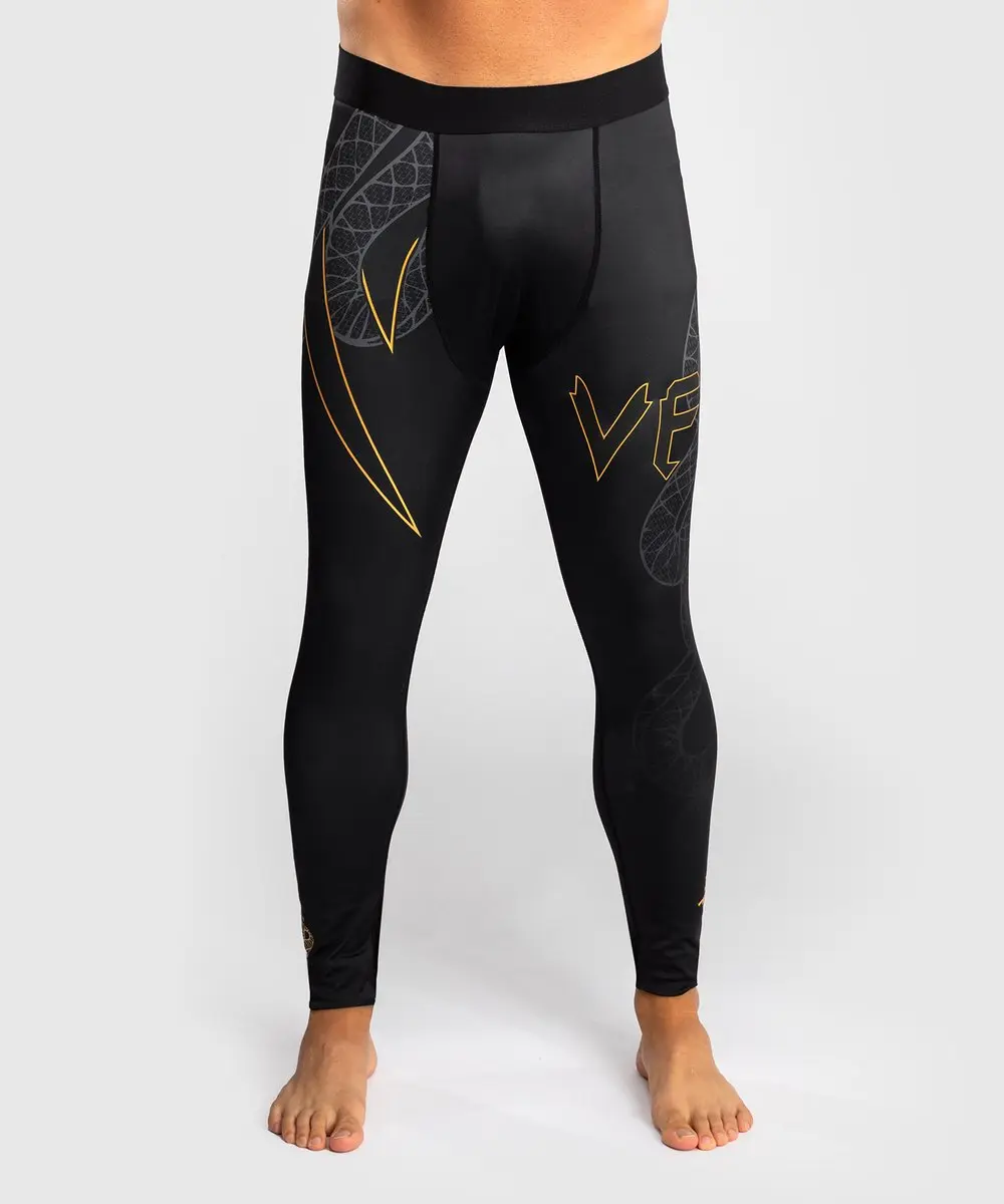 Venum Serpenti Sportlegging - M - Zwart/Zilver/Goud