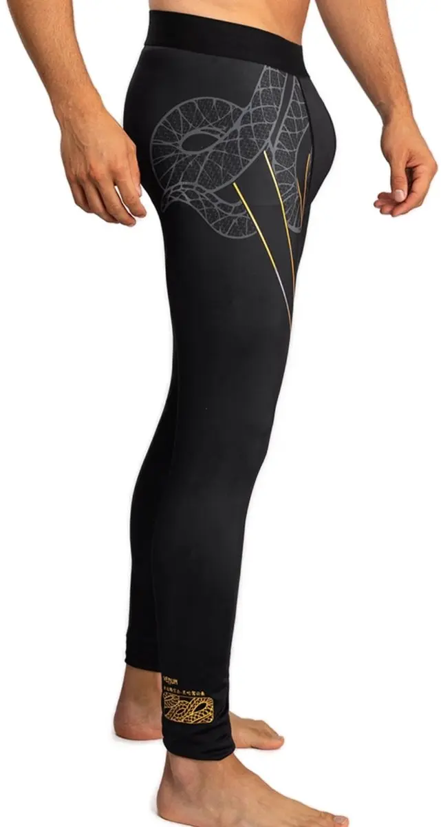 Venum Serpenti Sportlegging - M - Zwart/Zilver/Goud