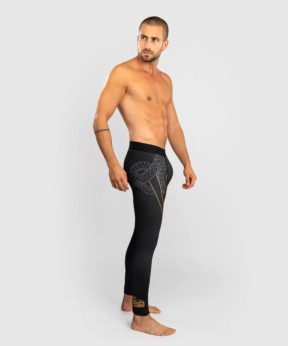 Venum Serpenti Sportlegging - M - Zwart/Zilver/Goud