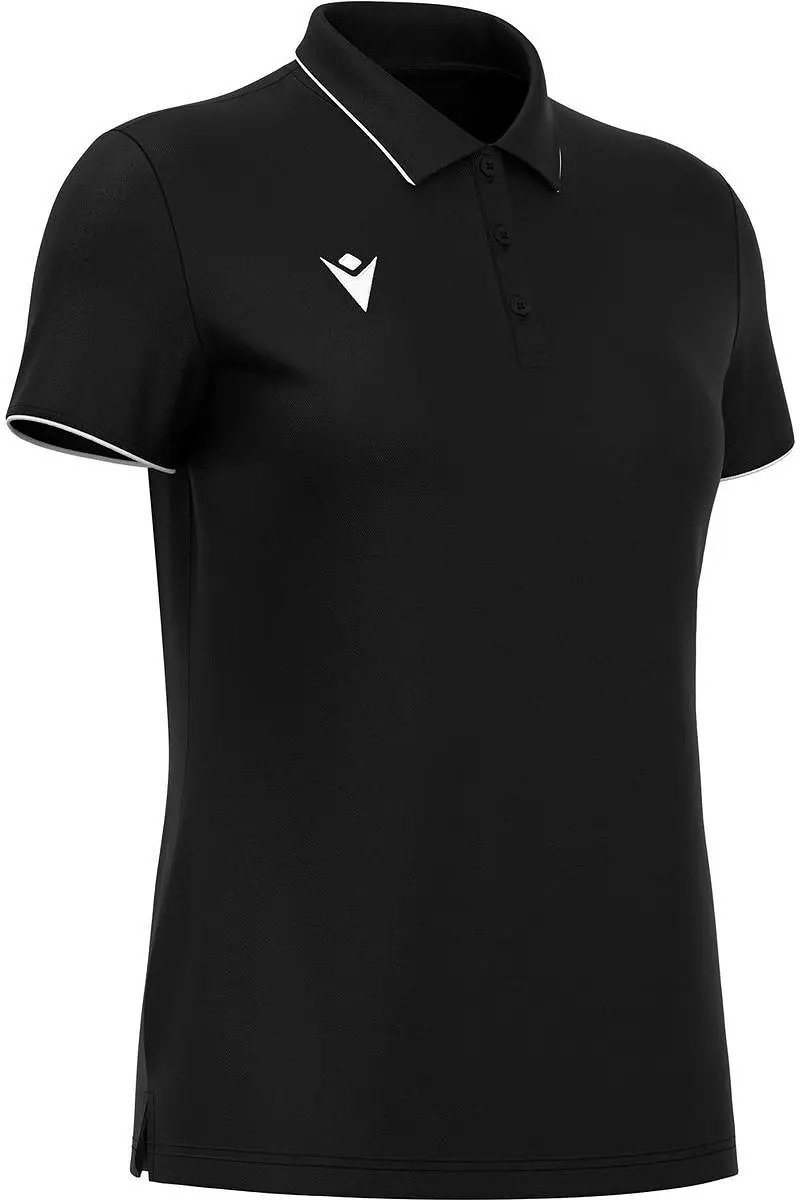 Macron Melody Polo Dames XL - Zwart/Wit