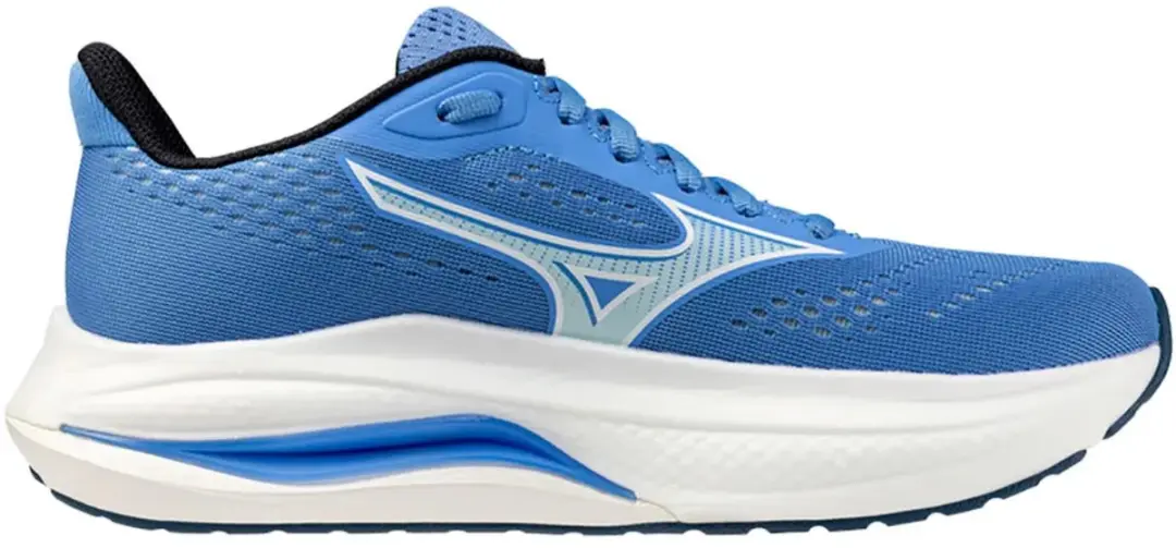 Mizuno Fortrush J1GD2648-21 Hardloopschoenen Dames - 40 - Wit/Lichtgroen/Blauw