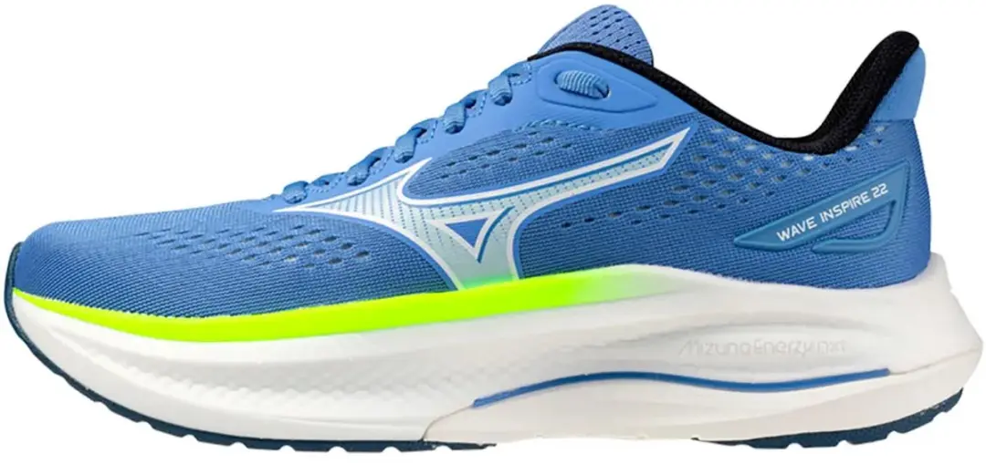 Mizuno Fortrush J1GD2648-21 Hardloopschoenen Dames - 40 - Wit/Lichtgroen/Blauw