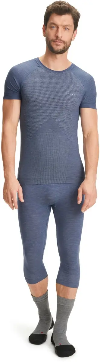 Falke Wool-Tech Light Shirt Heren - M - Blauw