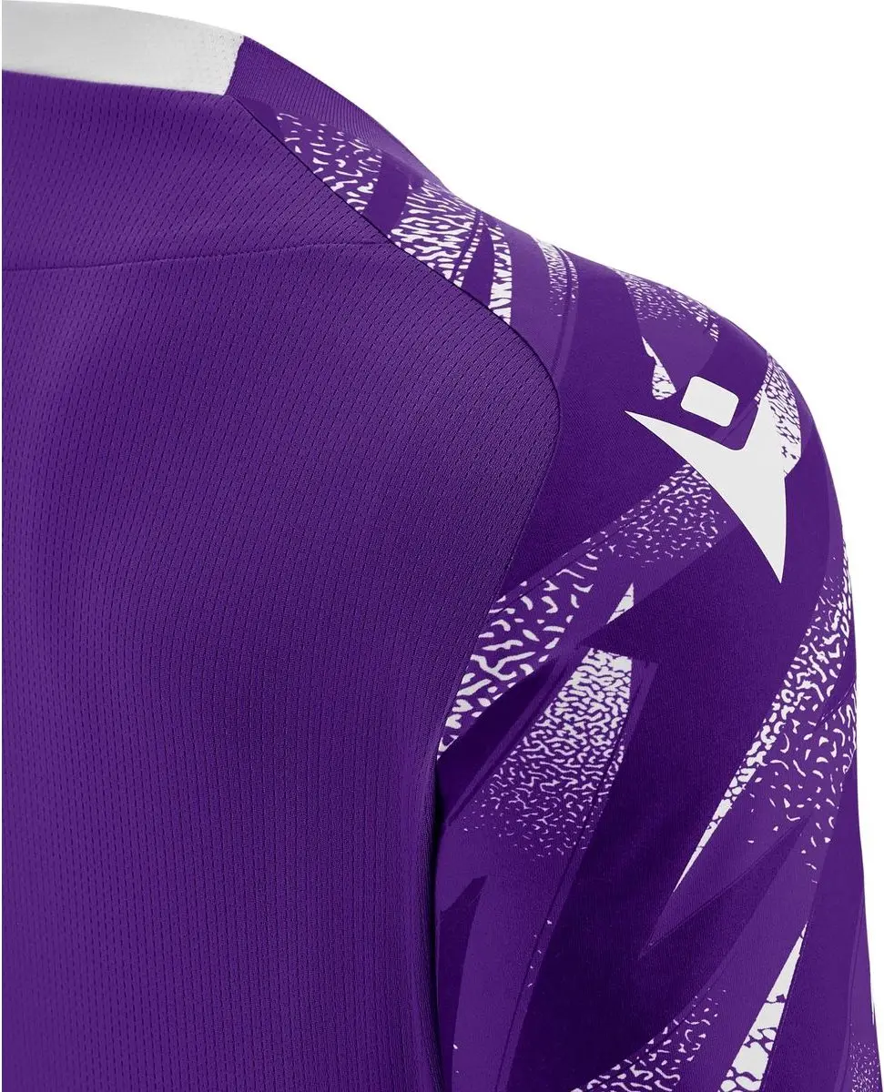 Macron Themis Eco Shirt Heren - XL - Paars/Wit