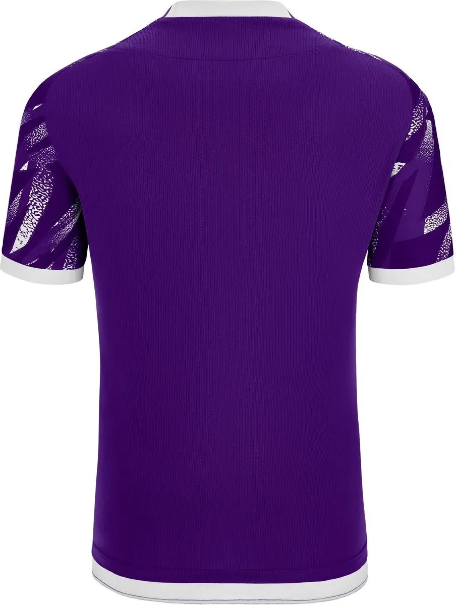Macron Themis Eco Shirt Heren - XL - Paars/Wit