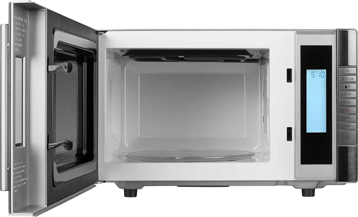 MEDION MD 14482 Magnetron met grill / 20L ovenruimte / 8 automatische programma's / ontdooifunctie / 800 Watt magnetron en 1000 Watt grillvermogen / timer / grillrooster