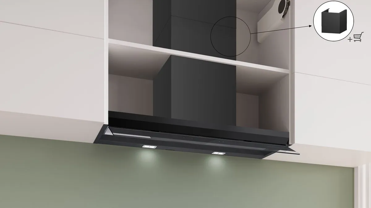 Bosch DBB97DP60 Serie 6 Afzuigkap 90cm - Zwart - afbeelding 6 van 6