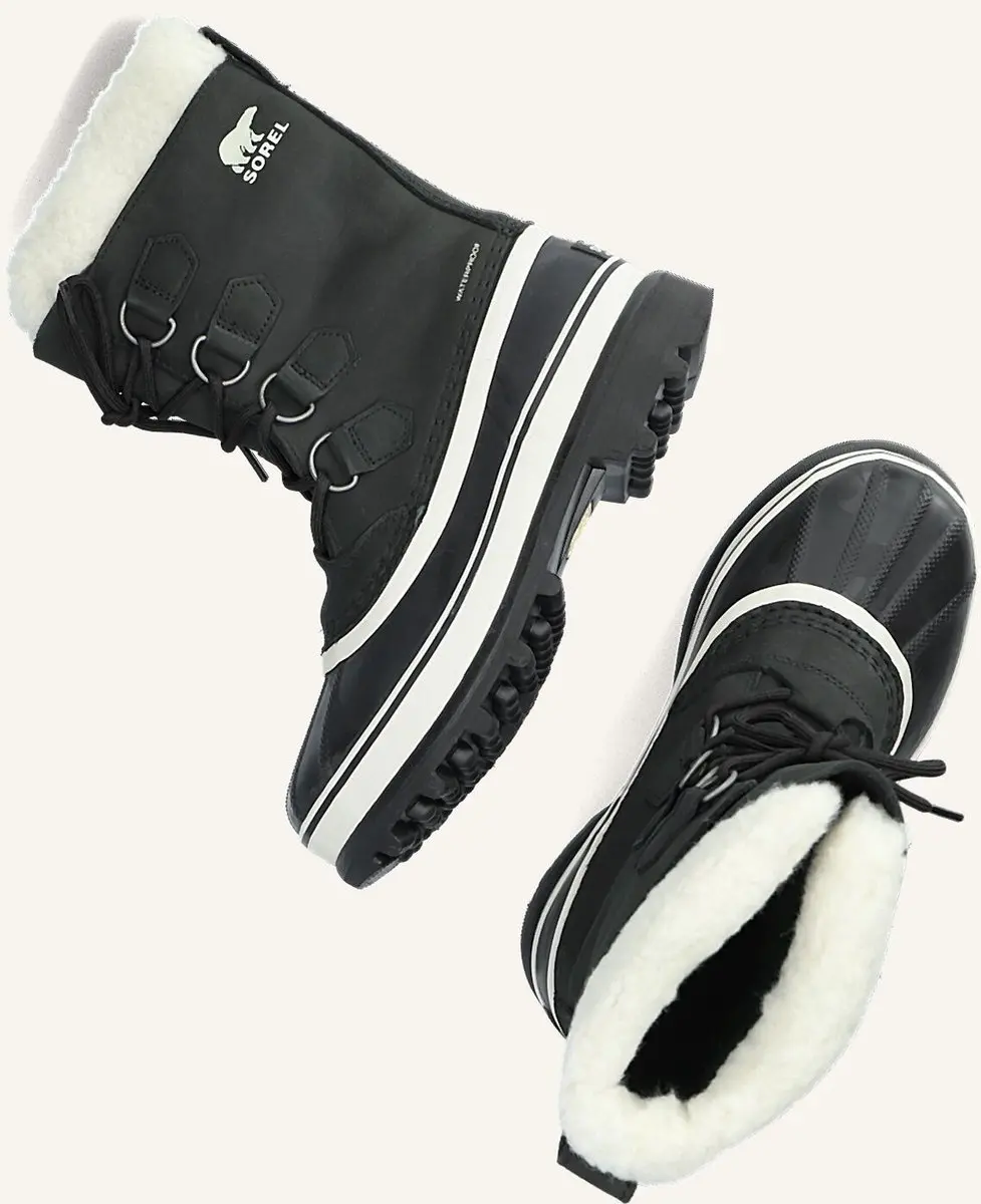 Sorel Caribou WP Vrouwen Sneeuwlaarzen - Zwart - Maat 39.5