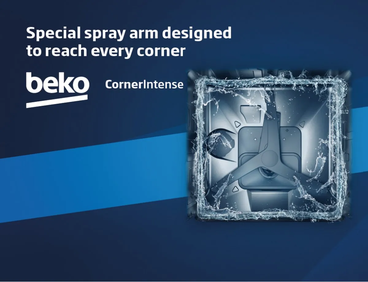 Beko BDIN38644D CornerIntense Inbouwvaatwasser 16 Couverts