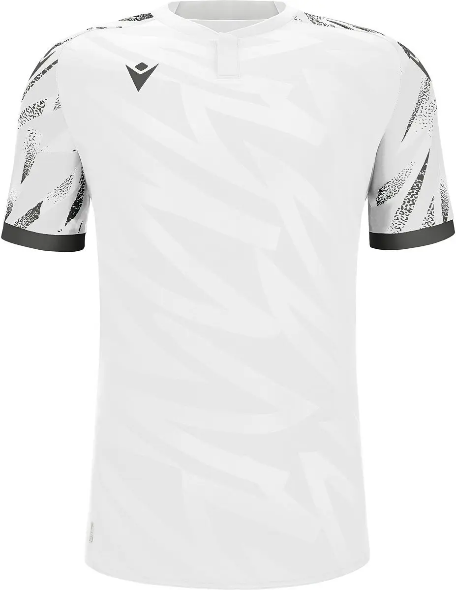 Macron Themis Eco Shirt Korte Mouw Heren - Antraciet/Wit M - afbeelding 6 van 6