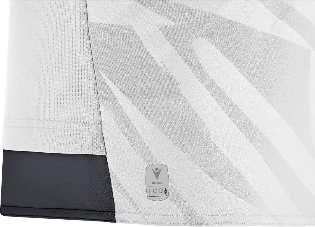 Macron Themis Eco Shirt Korte Mouw Heren - Antraciet/Wit M