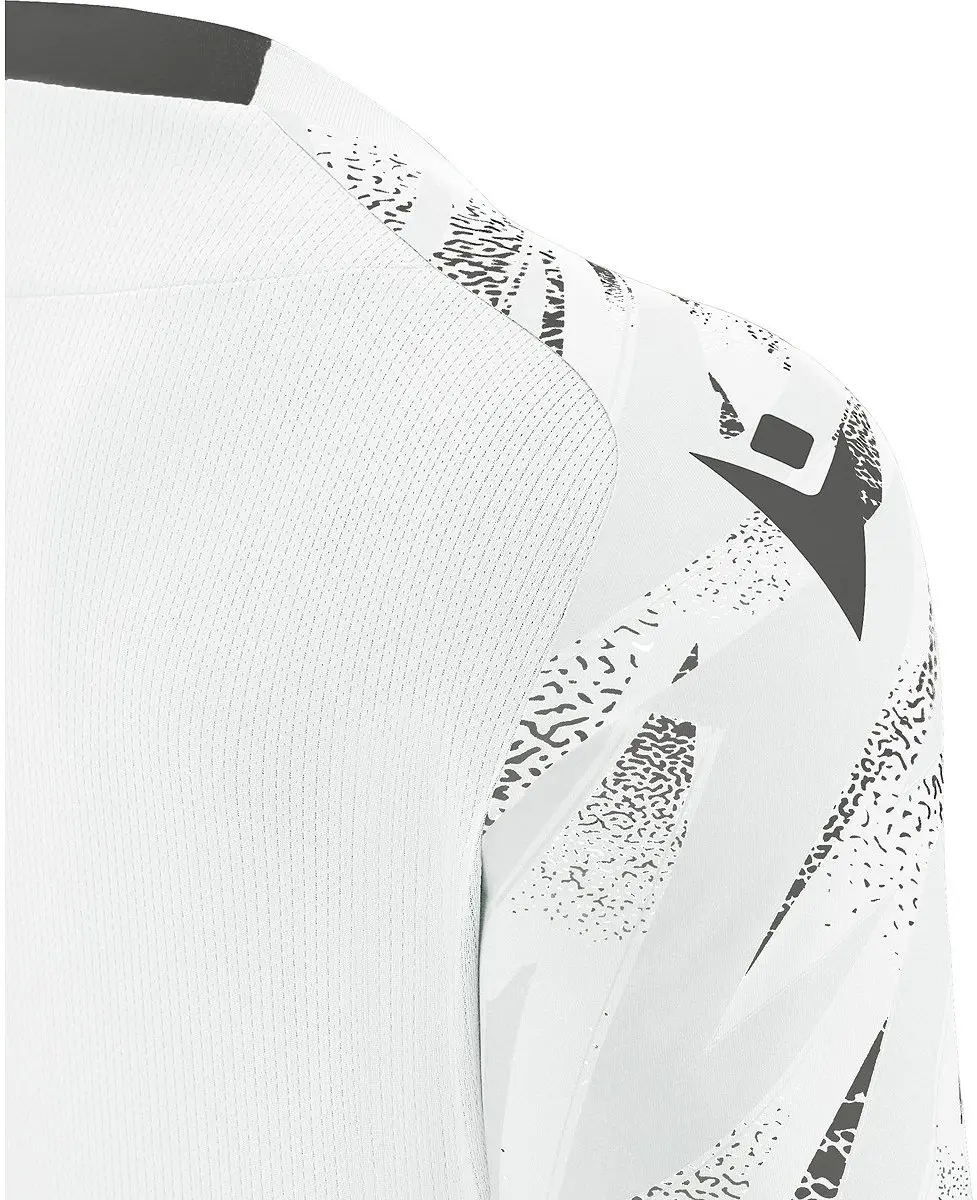 Macron Themis Eco Shirt Korte Mouw Heren - Antraciet/Wit M