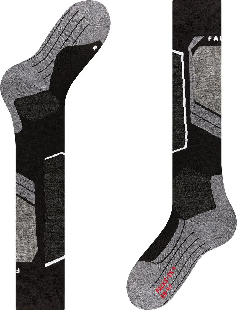 Falke SK4 Skisokken - Heren - Maat 46-48 - Zwart